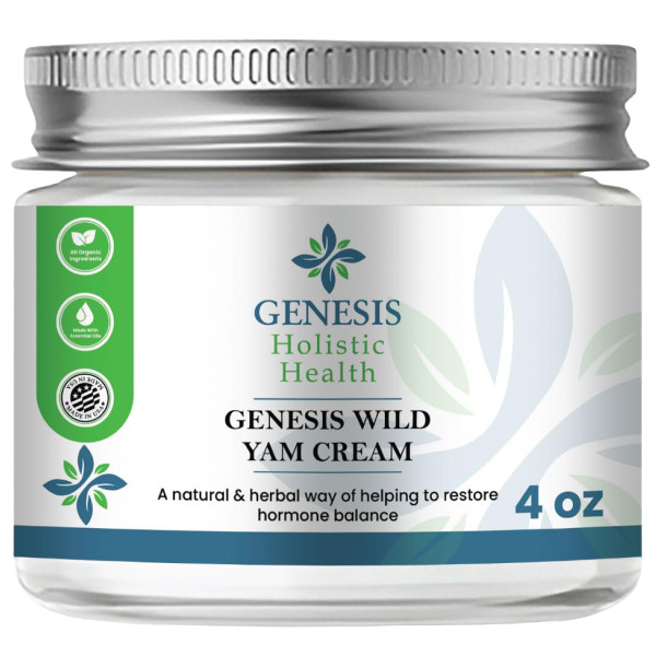 Genesis Holistic Health Wild Yam Cream for Women, Organic