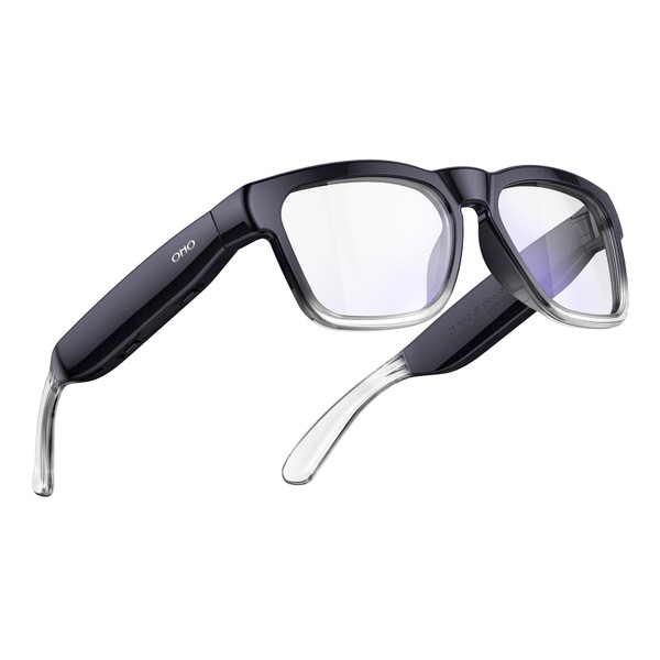 OHO Smart AI Glasses with Bluetooth Audio, Hands-Free Calling, High-Impact 2.0mm Photochromic Blue Light Blocking PC Lenses, Sweat Resistant