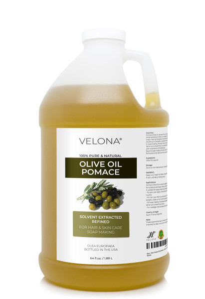 velona Olive Pomace Oil - 64 fl oz, Solvent Extracted, Refined