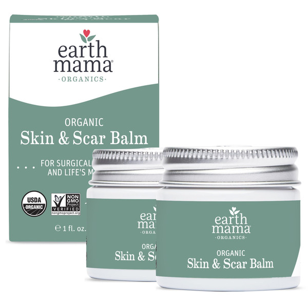 Earth Mama - Organic Skin & Scar Balm - (2 Pack), 1 fl oz