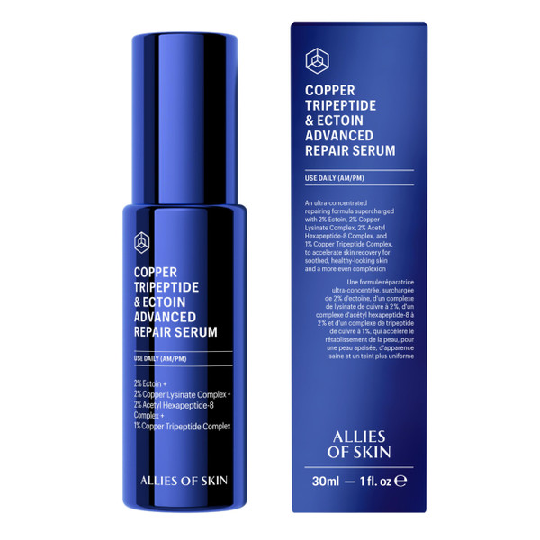 Allies of Skin Copper Tripeptide & Ectoin Advanced Repair Face Serum