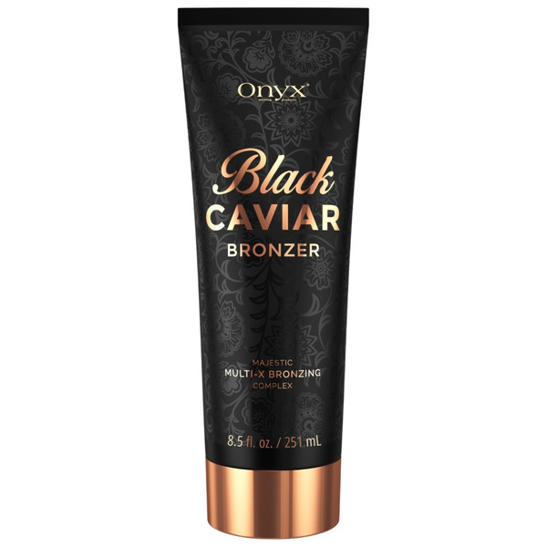 Onyx Black Caviar Ultra Dark Indoor Tanning Bed Lotion with Bronzer