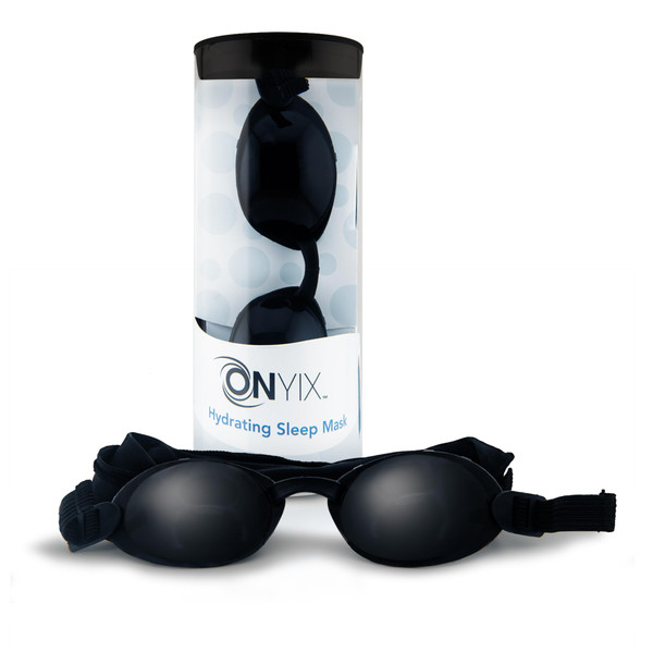 Onyix Silicone Hydrating Sleep Mask, Black
