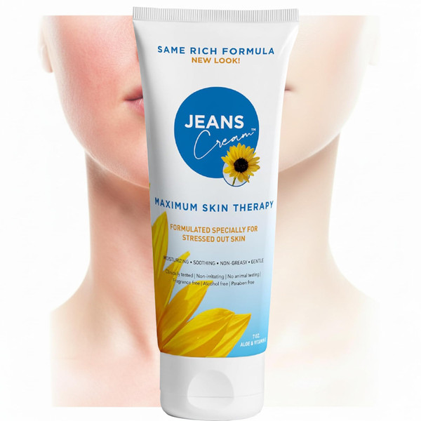 Jeans Cream Maximum Skin Therapy Radiation Burn Cream - Unscented, 7oz