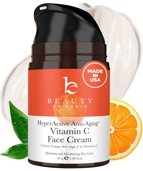 Vitamin C Face Cream - USA Made with Organic & Natural Ingredients
