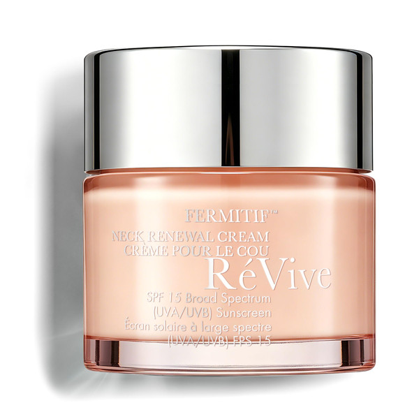 RéVive Fermitif Neck Renewal Cream SPF 15, Neck Tightening Cream for Lifting & Smoothing, Daily Neck Firming Moisturizer with Bio-Renewal Peptide & Bio-Firming Peptide, 2.5 oz
