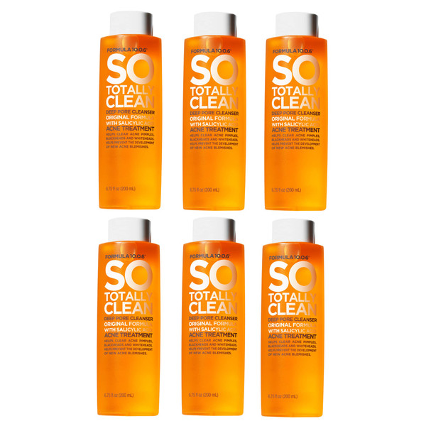 FORMULA 10.0.6 So Totally Clean Cleanser 6.75 oz (200ml) 6-Pack