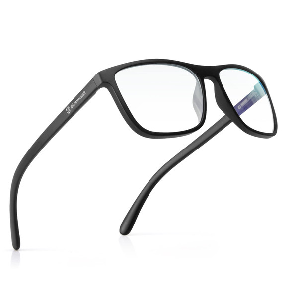 B BLOOMOAK Clear Night Driving Glasses, Anti-Glare Night Vision Glasses with AR Coating, Lightweight PC Lenses for Men Women