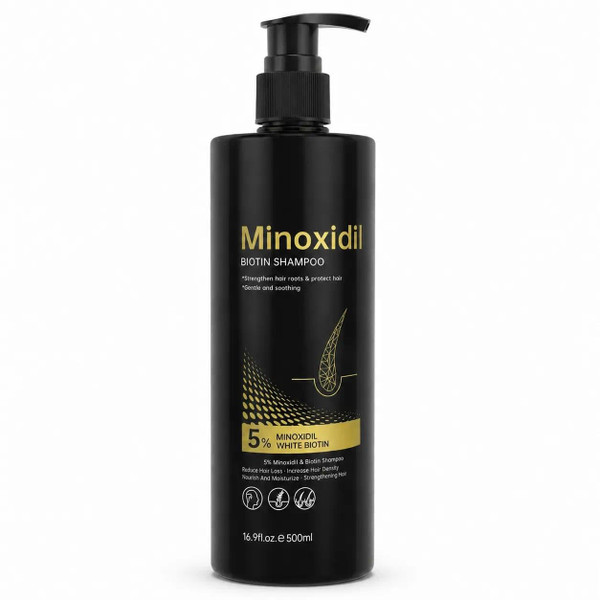 5% Minoxidil Shampoo for Man&Women, Hair Growth Shampoo， Scalp Care for Thinning Hair, 16.9 Fl Oz(1-Pack)