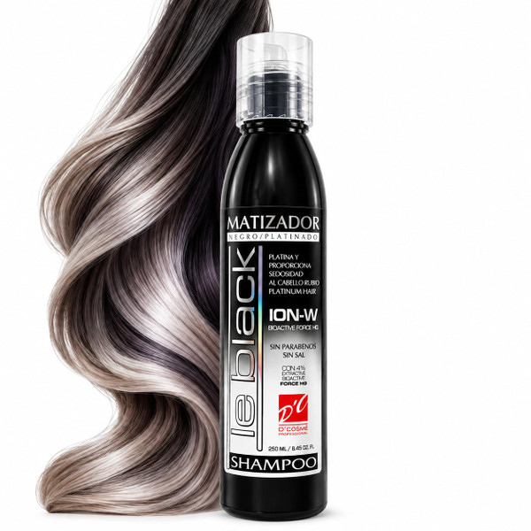 Le Black Purple Toning Shampoo – Shampoo for Blonde Hair, 8.45 Fl Oz, Formal Tone, Black/Platin – Enhance and Maintain Vibrant Blonde Shades with a Premium Hair Care Formula