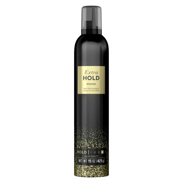 Volumizing Hair Mousse, Extra Hold 24H Touchable Hold and Volume, Pro Lock Tech, 15 oz