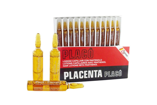 12 x10 ml Vials Placenta Placo Intensive Revitalizing Treatment Against Hair Loss