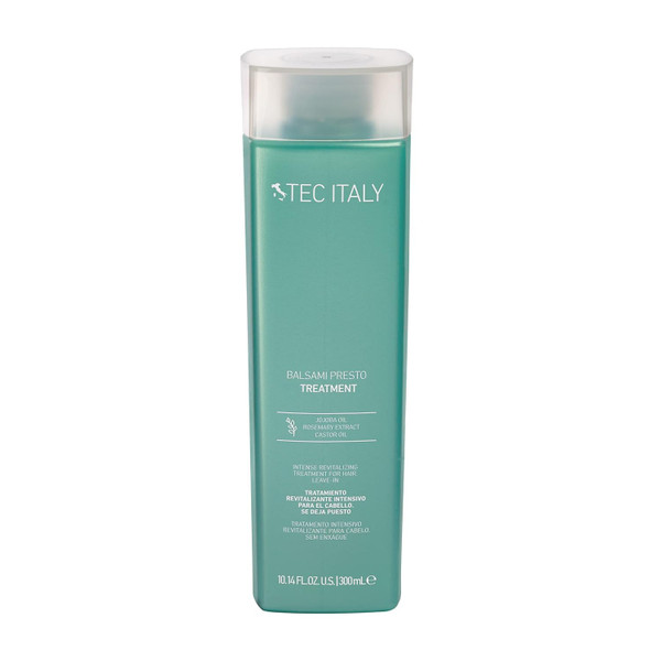 Tec Italy Balsami Presto Treatment for All Hair Types, Hydrating Formula Adds Shine, Improves Manageability, Frizz Control, Softness & Smooth Finish, Professional Leave-In Hair Care, 10.14 fl oz