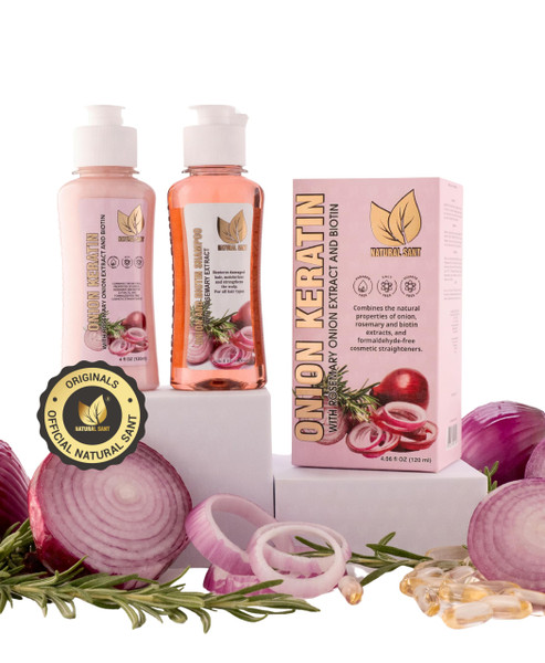 Natural Sant Onion Keratin DuoBox Treatment Set