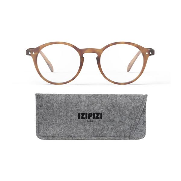 IZIPIZI READING #D Eye Glasses, Havane - Designed in Paris - Stylish Readers for Men & Women with Anti-Scratch Treatment - Corrective Eyeglasses, +2.0 Magnification (+1 to +3 Diopters)