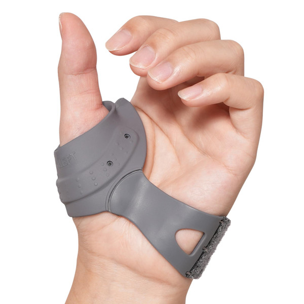 Willcom CMC Thumb Brace - CMC Joint thumb arthritis brace for Osteoarthritis Pain, Flexible Thumb Stabilizer & Support for Arthritis Pain Relief for Women and Men（Left Hand - Large）