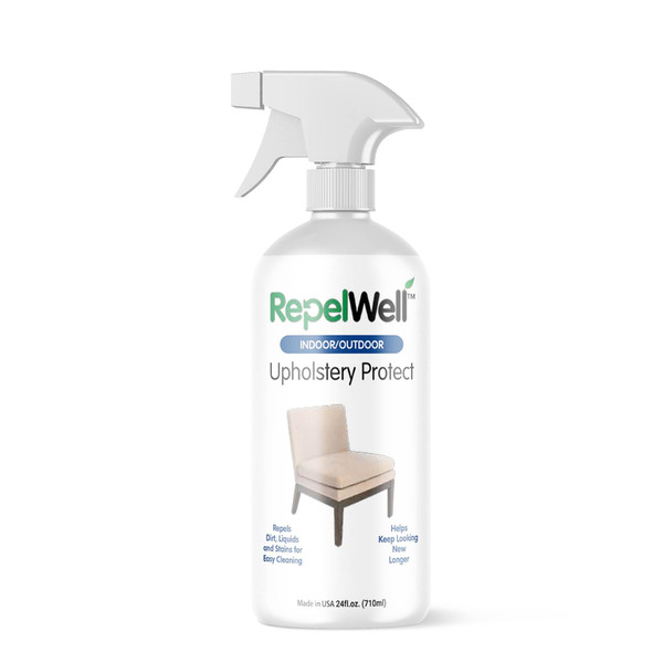 Eco-Friendly Upholstery Protect Stain & Water Repellent Spray 24oz – Non-Toxic, Pet-Safe Formula for Fabric, Leather, & Suede – Long-Lasting Stain Guard Keeps Furniture Clean & New