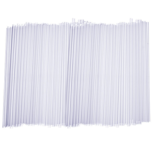 Comfy Package [Case of 10,000] 7.75"High Clear Straws, Disposable Plastic Drinking Straws - Clear