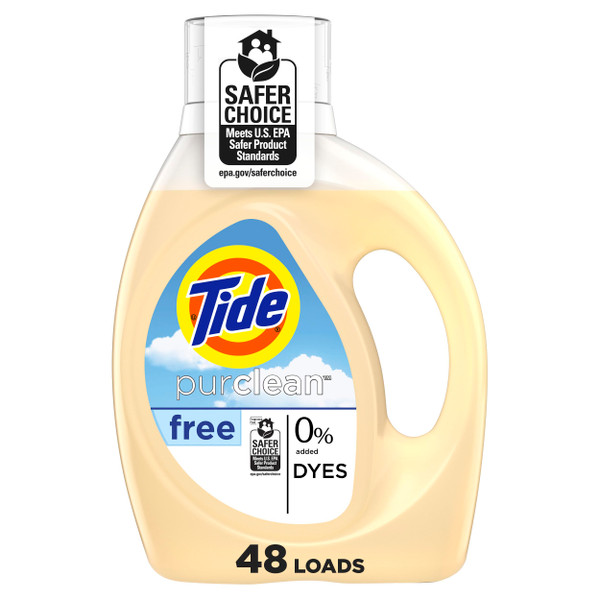 Tide Purclean Liquid Laundry Detergent, 63 fl oz, 48 Loads