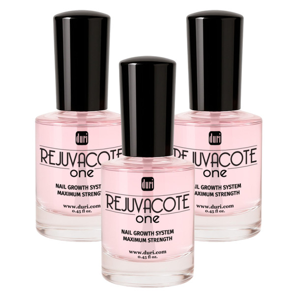 duri Rejuvacote 1 Nail Strengthener, Maximum Effect Formula, For brittle, weak, or post-damage nails (Pack of 3-0.45 fl. oz. each)