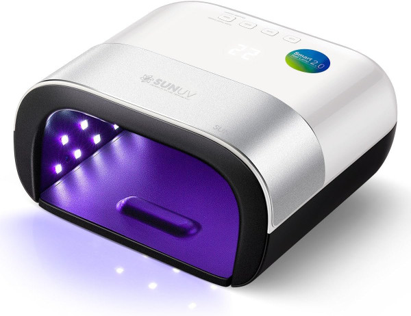 SUNUV SUN3 Professional UV LED Nail Lamp, Wired UV Light for Gel Nails & Polish with 4 Timers & Smart Sensor, 39 LED Beads | Salon & Home Manicure Gift for Women