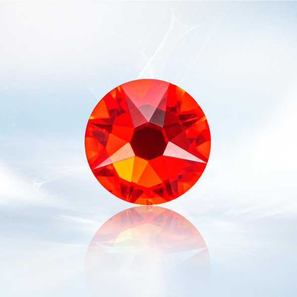 Novani Red Rhinestones 1440pcs Flat Back Round Rhinestone Style 2088 Sparkly Crystal Gemstones for Nail Art and Crafting SS20,4.6-4.8mm