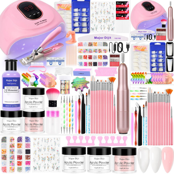 Acrylic Nail Kit Starter Set Everything for Beginners Home Salon Gifts