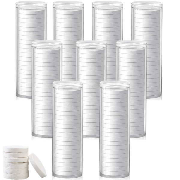 CRILEAL Towel Refills for Hot Towel Dispenser & Face Towel Warmers for Bathroom,Disposable Compressed Face Towels for Smart Hot Face Towel Heater Machine, 180 Pcs (9Tubes)