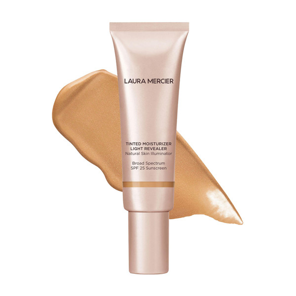 Laura Mercier Tinted Moisturizer Light Revealer Natural Skin Illuminator with SPF 25: All Day Hydration, Ultra-Sheer Coverage, Luminous & Radiant Finish, Skin Tint, Sand
