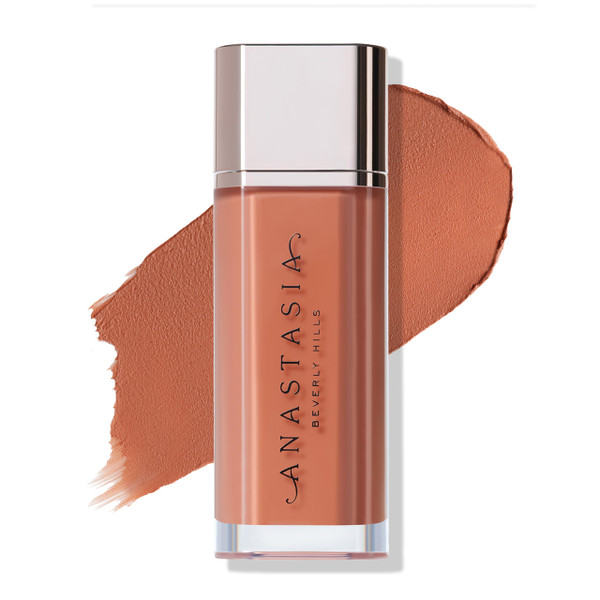 Anastasia Beverly Hills Lip Velvet - Soft Matte Velvet Lip Mousse with Full-Pigment Color for Smooth Blurred Lips and Lightweight Comfortable Wear - Peach Amber