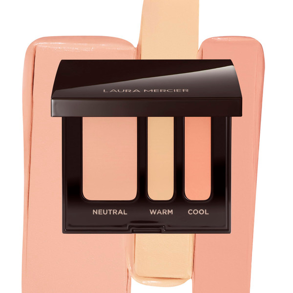 Laura Mercier Secret Camouflage Complexion Perfector, Customizable Full Coverage Cream Concealer, 16HR Wear, Natural Matte Finish, Multi-Tone Compact for a Personalized Shade Match (02 - Light)