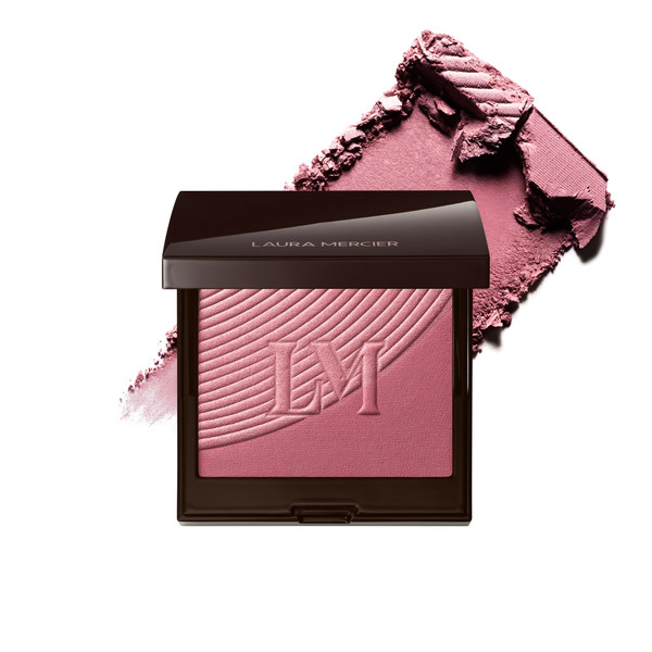Laura Mercier Blush Color Infusion Duo, Matte & Luminous Powder Blush, Talc‑Free, 16HR Wear, Buildable Natural Finish, Paloma - Rosy Mauve