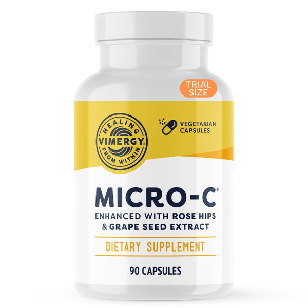 Vimergy Micro-C® Vitamin C Capsules – 500mg per Capsule, Supports Immune Health*, Promotes Collagen Production, Supports Healthy Bones*, Kosher, Vegan & Gluten-Free (90 Capsules)