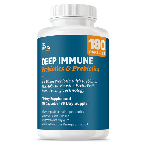 Dr. Tobias Deep Immune Probiotic + Prebiotic for Immune & Gut Health