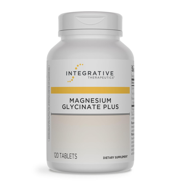 Integrative Therapeutics Magnesium Glycinate Plus - Cardiovascular Support Supplement* - Supports Brain & Muscular Function* - 120 Count (60 Servings)