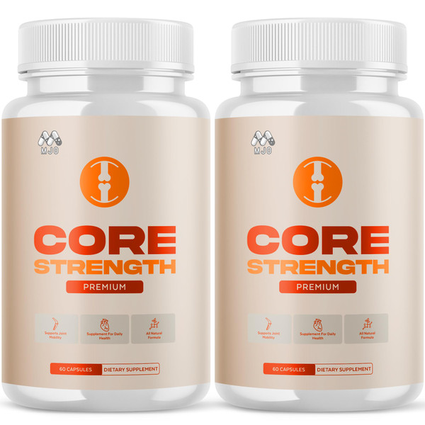 (2 Pack) Core Strength Supplement for Joint Support, Official Core Strength Joint Pills with All Natural Ingredients, Advanced Health & Wellness Support with Max Strength Multivitamins (120 Capsules)
