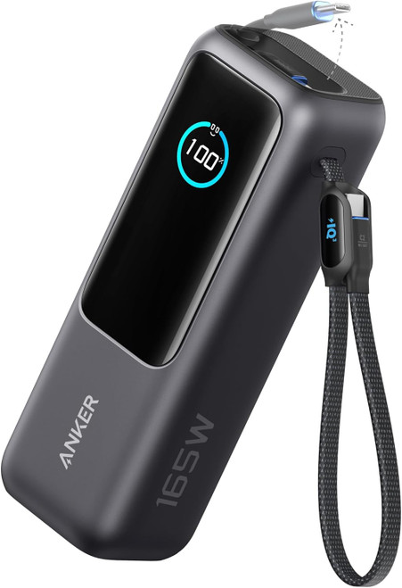 Anker Laptop Power Bank, 25,000mAh Portable Charger with Triple 100W USB-C Ports