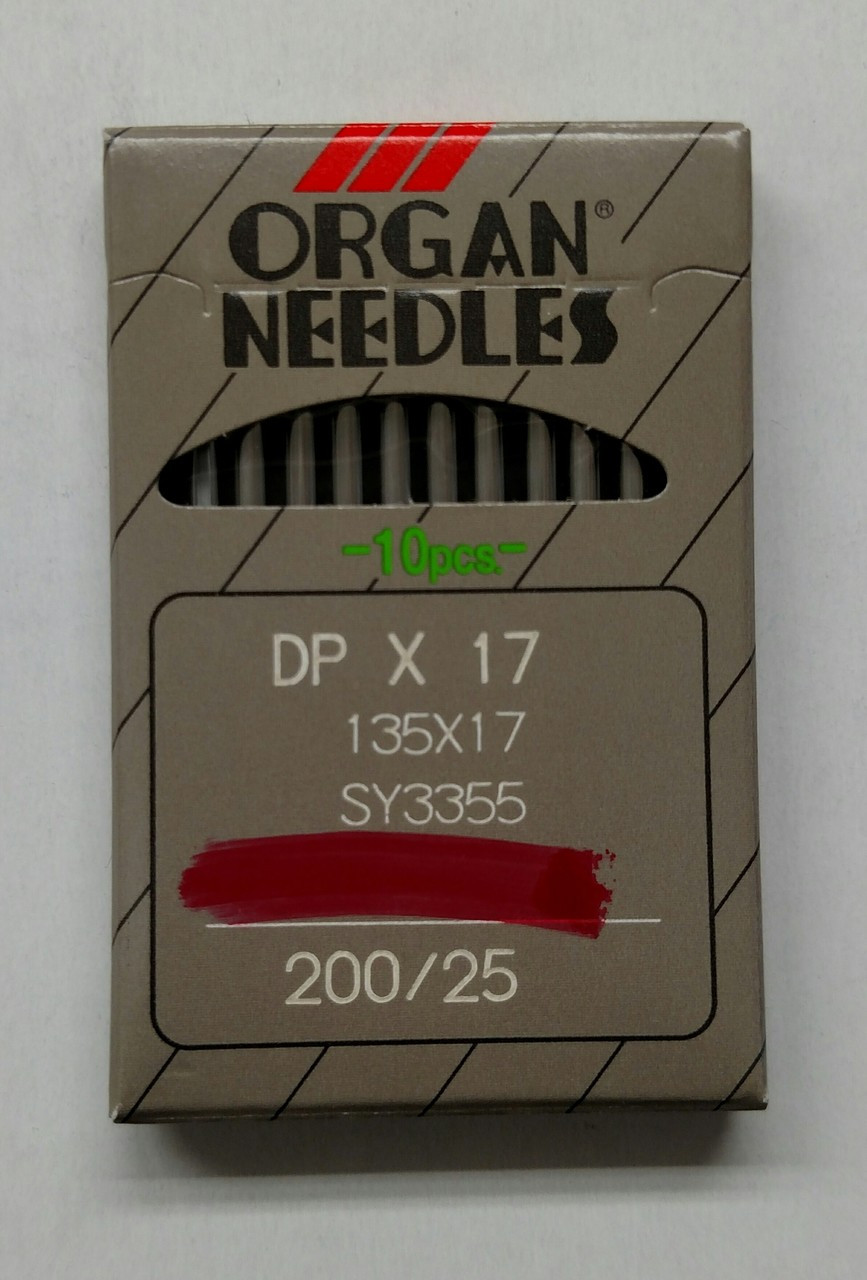 Commercial Sewing Machine Needles 135 X 17, 25ga. J & J Auto Fabrics