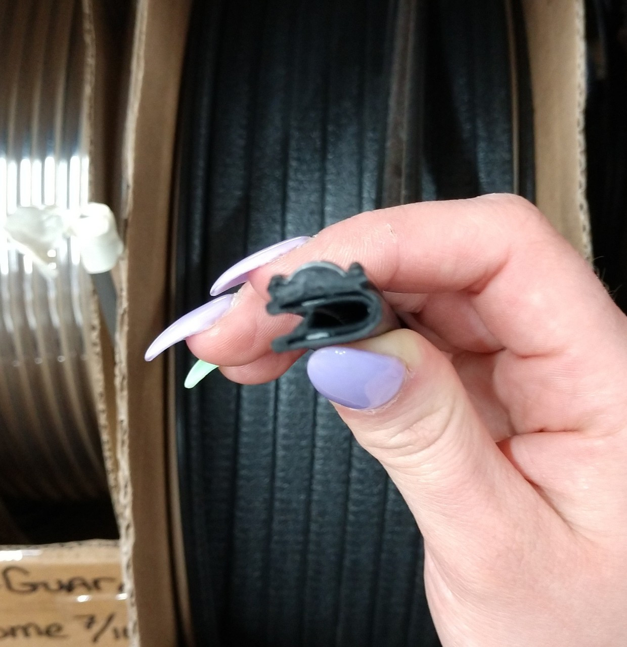 Decorative Flexible PVC Chrome SnapOn Edge Trim 8100 B3 X 1/8" J & J Auto Fabrics, Inc.