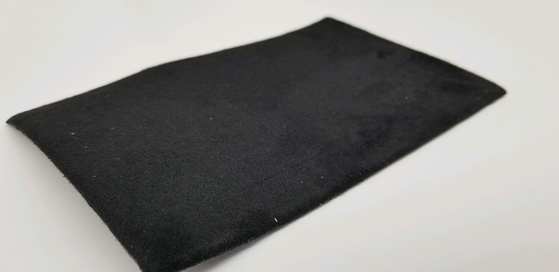 Luxury STRETCH Suede Headliner Black 58" Sold by the CONTINUOUS YARD
