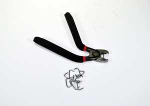 Spring HOLDS Hog Ring in place until used! Spring HOLDS Hog Ring in place until used!