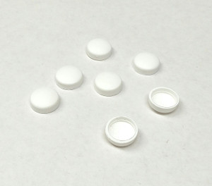 #12 Snap-Cap White & Flat Base/Washer - 25 per Pack #12 Snap-Cap White & Flat Base/Washer - 25 per Pack