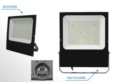 Floodlight LED 20/30/50W 100/150/200W Tri-Colour