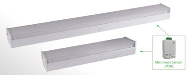 DALI LED Strip Prismatic Batten with Sensor Socket