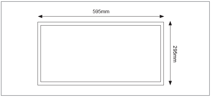 backlit panel 20w