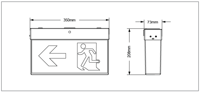 rambo standard exit light