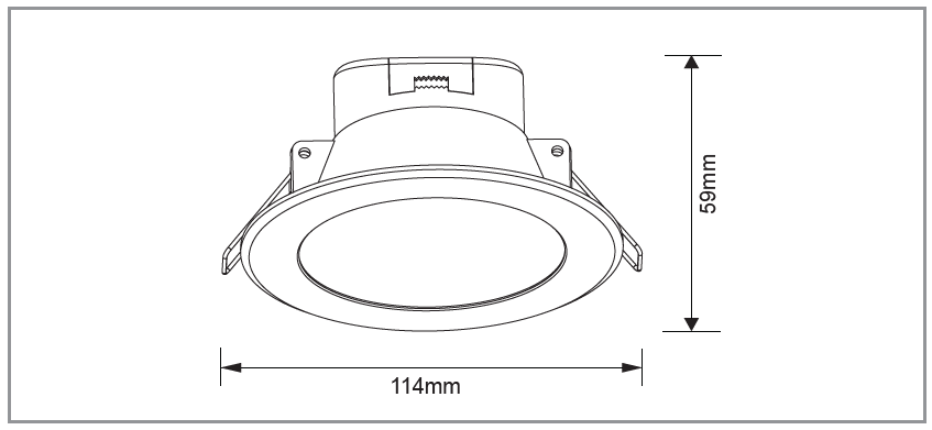 tina 10w downlight