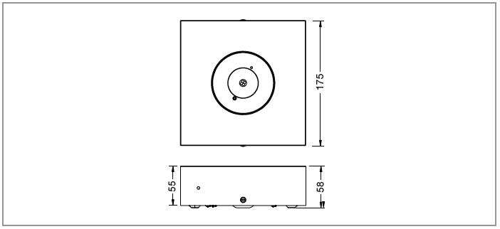ufofire surface downlight