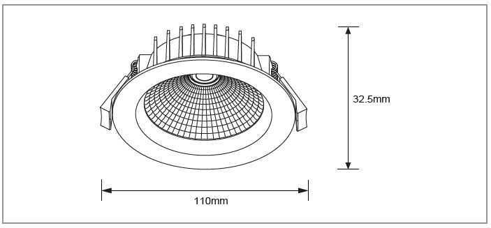 vivi 12w downlight