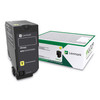 LEXMARK 71C10Y0 Toner Cartridge, Yellow, Return Program, 5K 